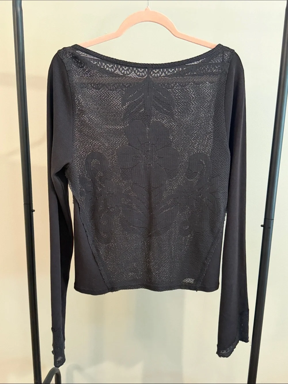 Free People sheer knit